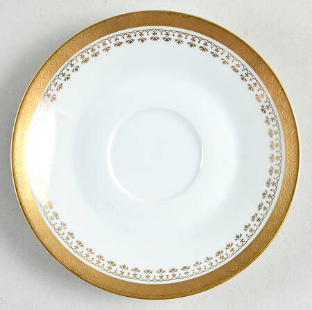 Gold Lace Saucer