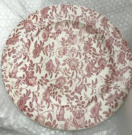 Peony & Rose (Pink) 13" Chop Plate (Round Platter)