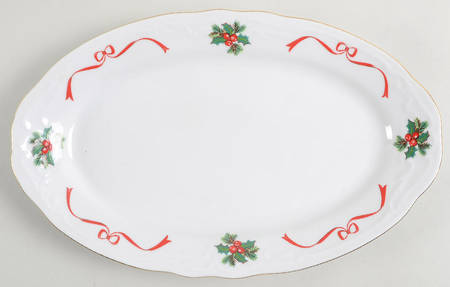 Basket of Cheer 11" Oval Serving Platter