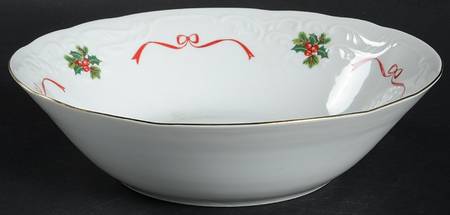 Basket of Cheer 9" Round Vegetable Bowl