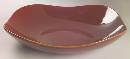 Global Cuisine Red 14" Pasta Serving Bowl