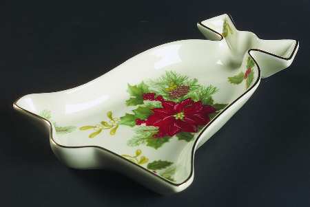 Holiday Bloom Open Candy Dish