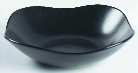 Global Cuisine Chocolate 9" Square Vegetable Bowl
