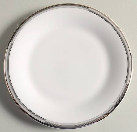 Connections Black and Platinum Bread & Butter Plate
