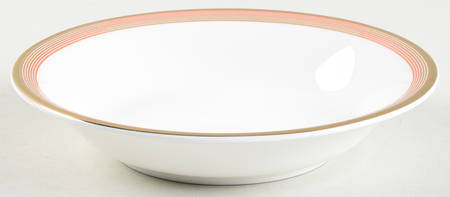 Connections Peach and Gold Fruit/Dessert (Sauce) Bowl by Mikasa