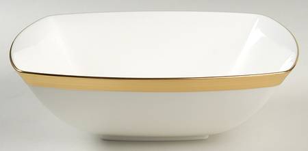 Ridge Square Gold Hostess Bowl
