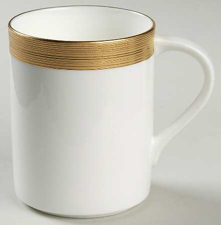 Ridge Square Gold Mug
