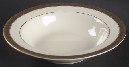 Gold Crown Rim Fruit/Dessert (Sauce) Bowl