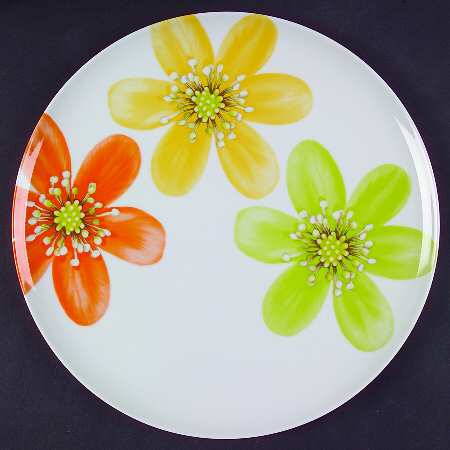 Spring Flowers Cake Plate