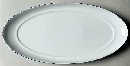 True Blue 13" Oval Serving Platter by Mikasa