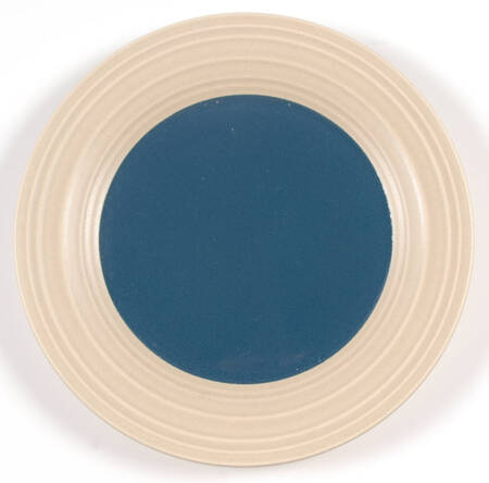 Swirl Dark Blue Salad Plate