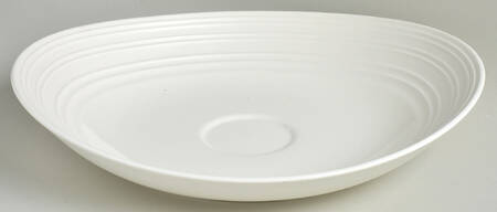 Swirl White Chip & Dip-Base Only