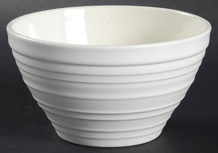 Swirl White 5" Stacking Bowl