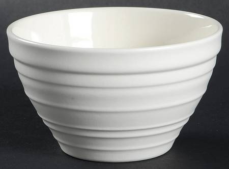 Swirl White 4" Stacking Bowl