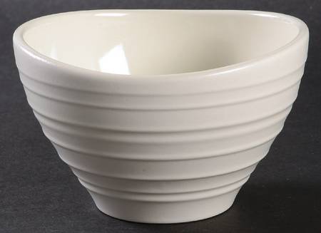 Swirl White Fruit/Dessert (Sauce) Bowl