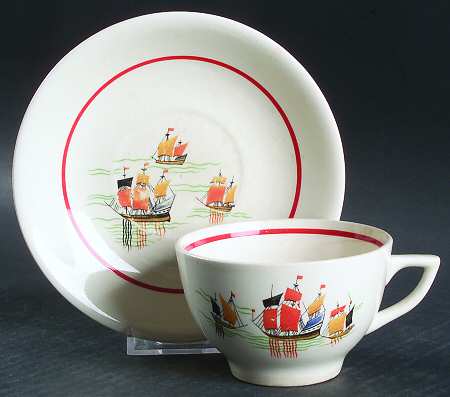 MTC90 Footed Cup & Saucer Set