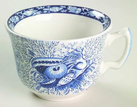 Torquay Blue (Smooth, No Trim) Flat Cup