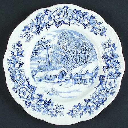 Stratford on Avon Blue by J &amp; G Meakin
