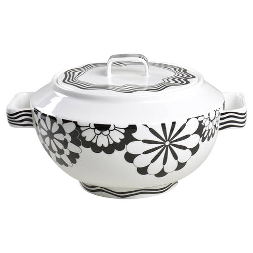 Bianco Nero Tureen &  Lid