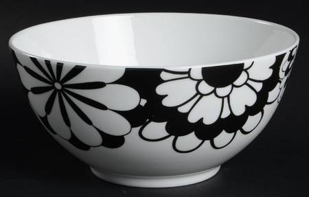 Bianco Nero Coupe Cereal Bowl