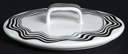 Bianco Nero Lid for Tureen