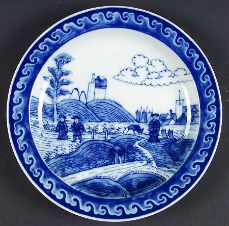 Dutch Farm Plate by Mottahedeh