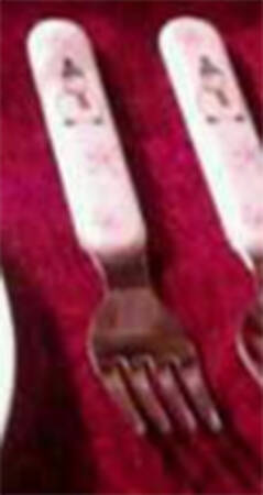 Wonderland Plastic Child's Fork
