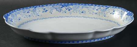 Virginia Blue 11" Oval Vegetable Bowl