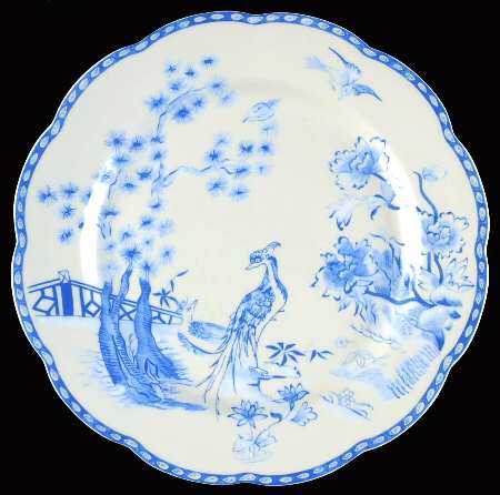 Virginia Blue Dessert/Pie Plate