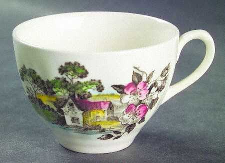 Olde Avon Dale (Multicolor with Yellow) Flat Cup