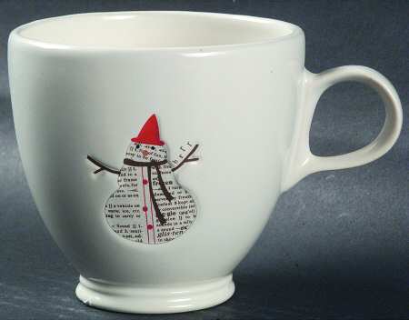 Snowflake Snowman Mug