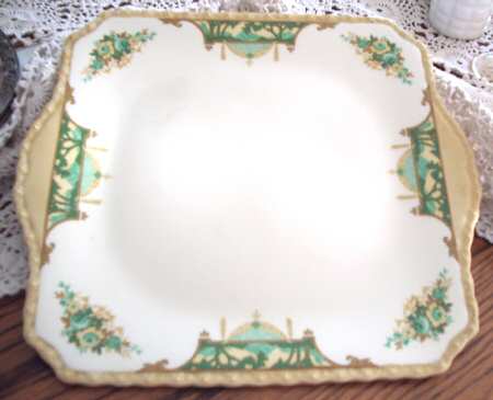 Greenland Square Handled Cake Plate
