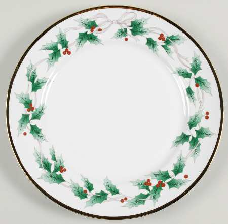 Christmas Holly 12" Chop Plate (Round Platter)
