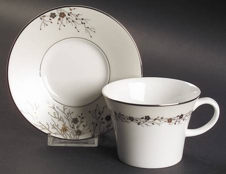 Imperial Blossom Flat Cup & Saucer Set
