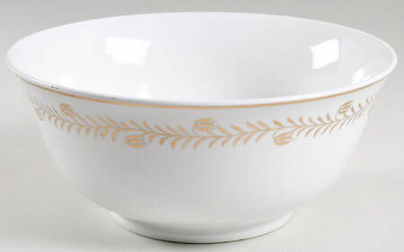 Golden Wreath 8" Round Vegetable Bowl