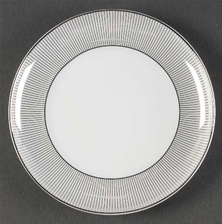 Platinum Shimmer Bread & Butter Plate