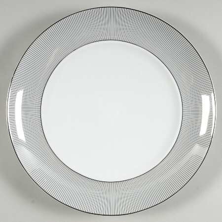 Platinum Shimmer Dinner Plate