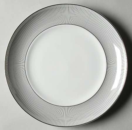 Platinum Shimmer Salad Plate