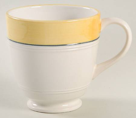 Canary Banded Bistro Mug