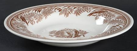 Danish Fern Rim Soup Bowl