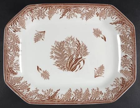 Danish Fern 15" Oval Serving Platter