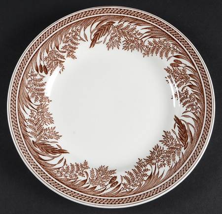 Danish Fern Bread & Butter Plate