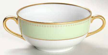 Carolina Verde Flat Cream Soup Bowl