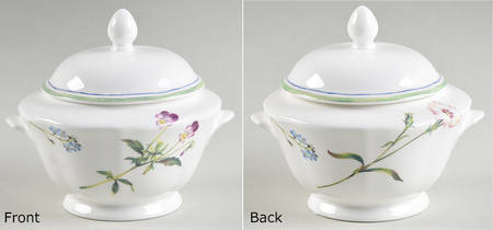 Floral Festival Sugar Bowl & Lid
