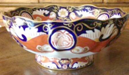 Mason's Imperial Bruges Footed Salad Bowl