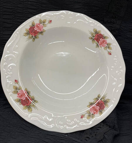Vienna Rose Rim Soup Bowl