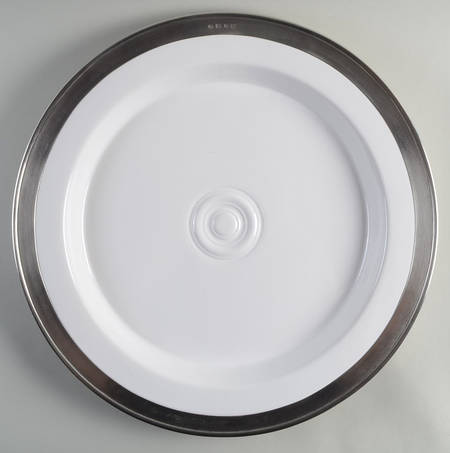 Convivio White 18" Chop Plate (Round Platter)