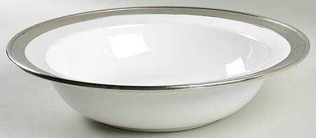 Convivio White 15" Round Vegetable Bowl
