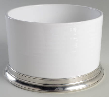 Convivio White Cookie Jar No Lid