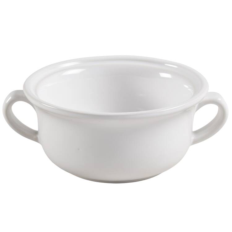 Convivio White Cream Soup Bowl No Lid